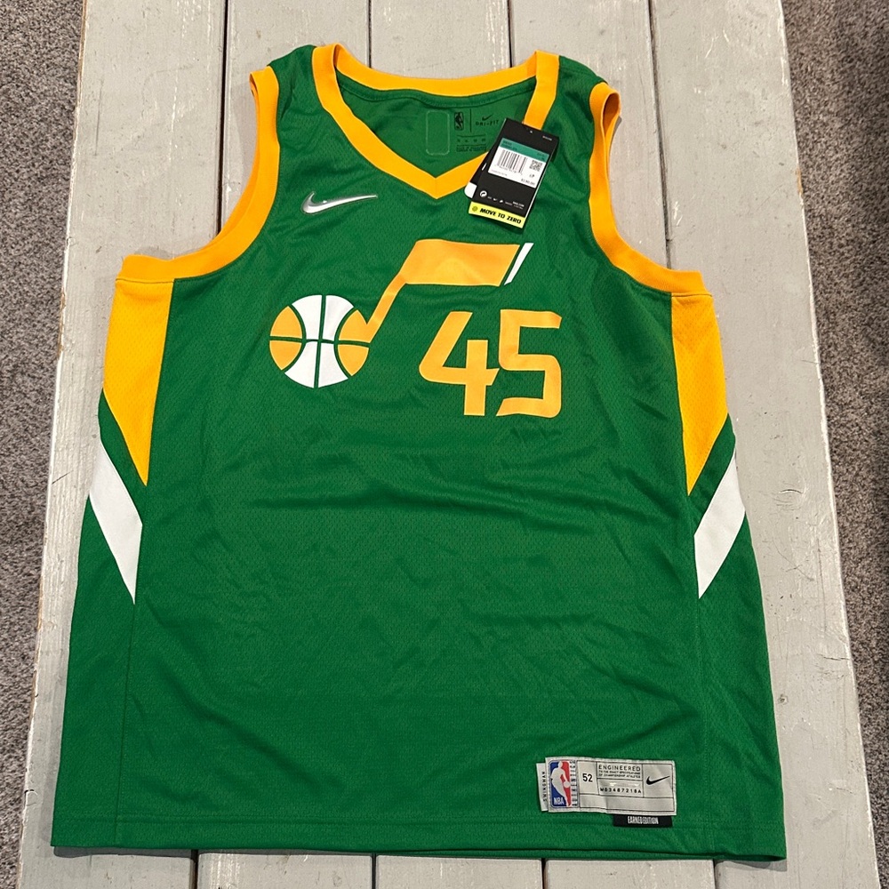 Nike NBA Utah Jazz Donovan Mitchell #45 Swingman Jersey Green XL NEW WITH TAGS